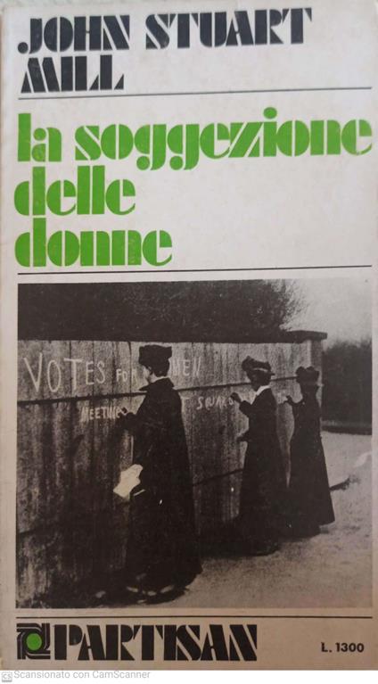 La soggezione delle donne - John Stuart Mill - copertina
