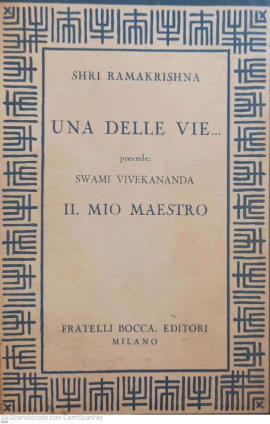 Una delle vie.. - (sri) Ramakrishna - copertina
