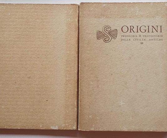 Origini. Preistoria e protostoria delle civiltà antiche. Volume III - Salvatore Puglisi - copertina