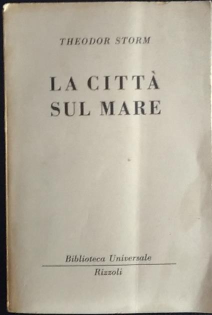 La città sul mare - Theodor Storm - copertina