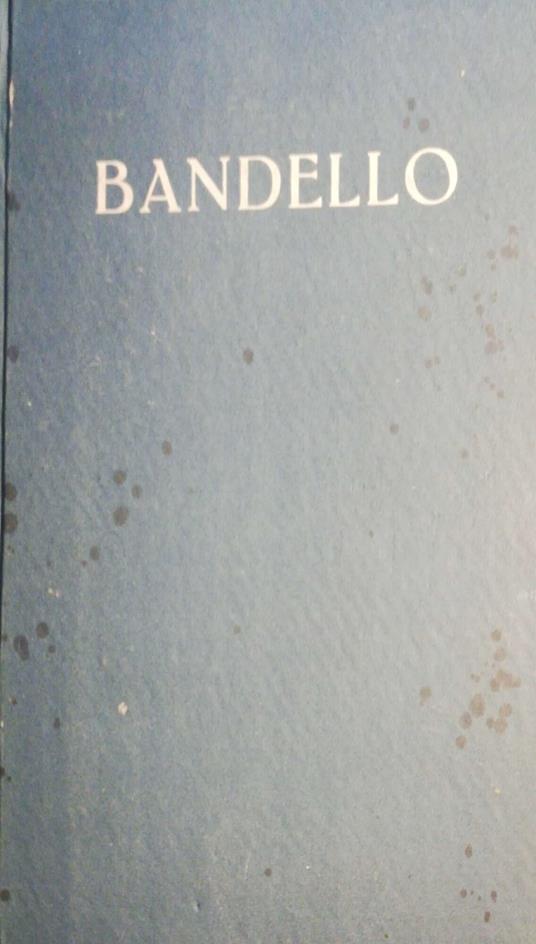 Novelle - Matteo Bandello - copertina