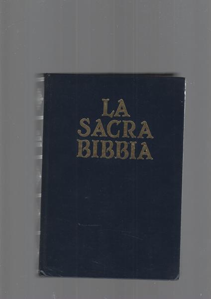 La Sacra Bibbia - copertina