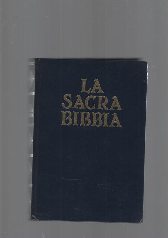 La Sacra Bibbia - copertina