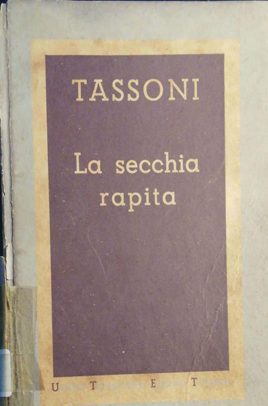 La secchia rapita - Alessandro Tassoni - copertina