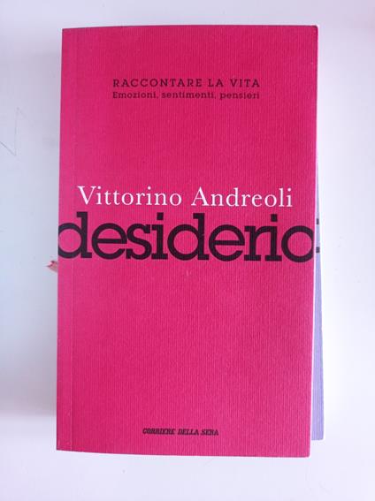 Desiderio - Vittorino Andreoli - copertina