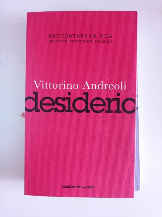 Desiderio - Vittorino Andreoli - copertina