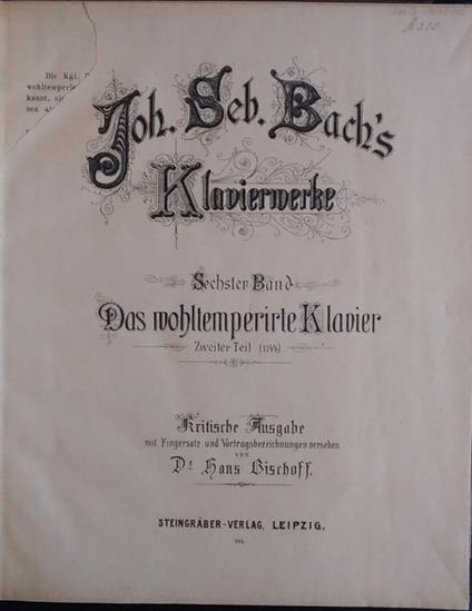 Klavierwerke - copertina