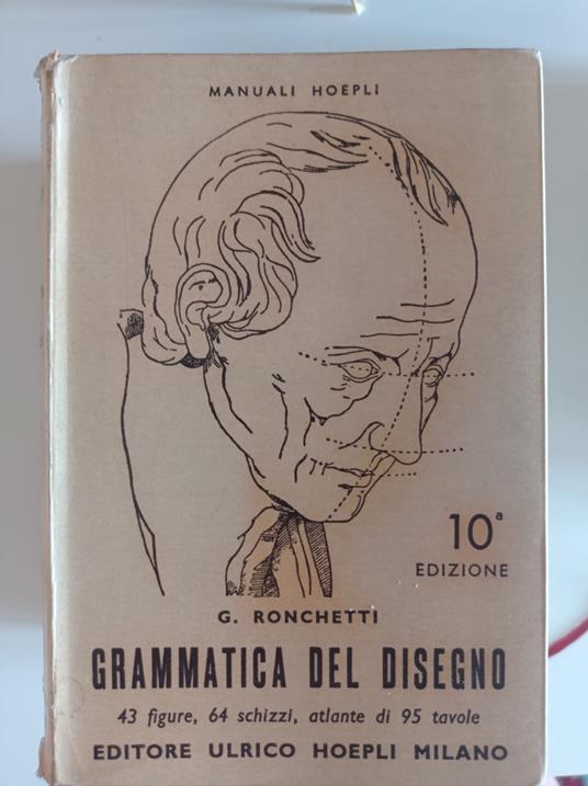 Grammatica del disegno - G. Ronchetti - copertina