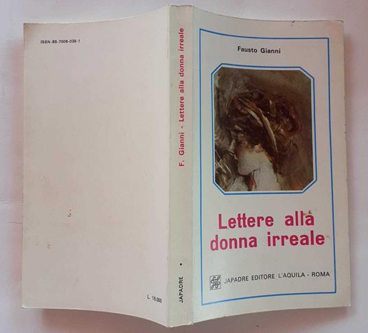 Lettere alla donna irreale - copertina
