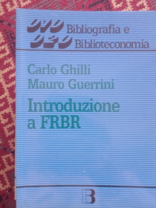 Introduzione a FRBR (Functional requirements for bibliographic records) - copertina