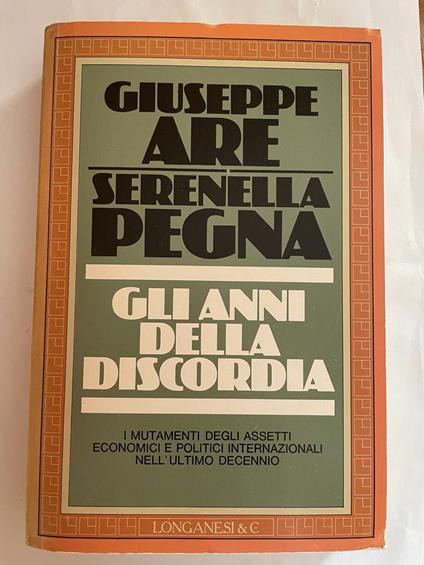 Gli anni della discordia - copertina