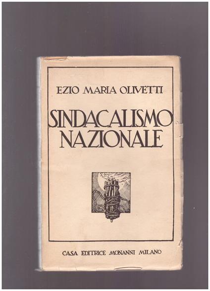 Sindacalismo nazionale - copertina