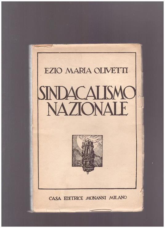 Sindacalismo nazionale - copertina