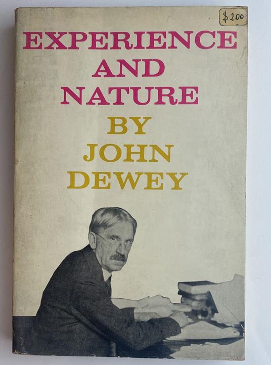 Experience and nature - John Dewey - copertina
