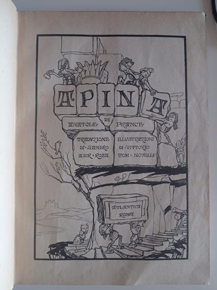 Apina - Anatole France - copertina