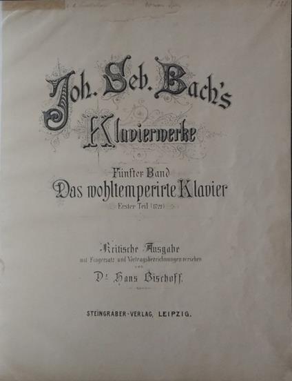 Klavierwerke - S. J. Weiner - copertina