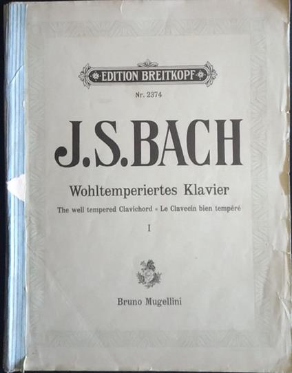 Wohltemperiertes Klavier - S. J. Weiner - copertina