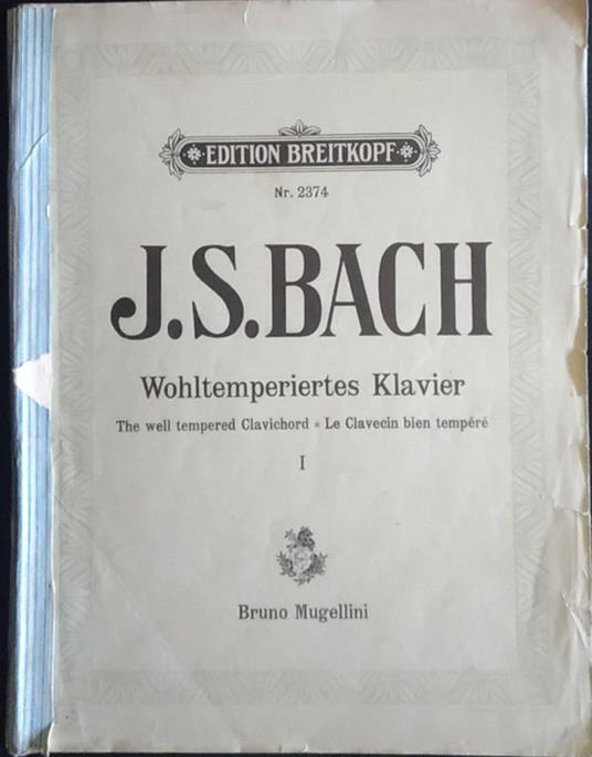 Wohltemperiertes Klavier - S. J. Weiner - copertina