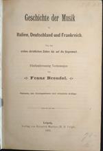 Geschichte der Musik in Italien, Deutschland und Frankreich