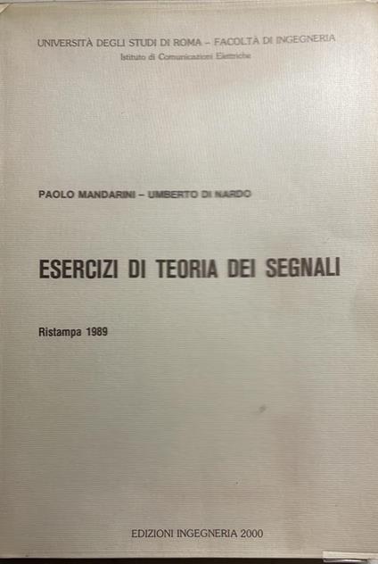 Esercizi di teoria dei segnali - copertina
