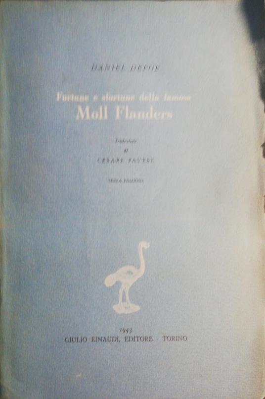 Fortune e sfortune della famosa Moll Flanders - Daniel Defoe - copertina
