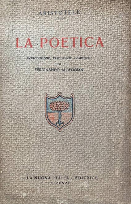 La poetica - Aristotele - copertina