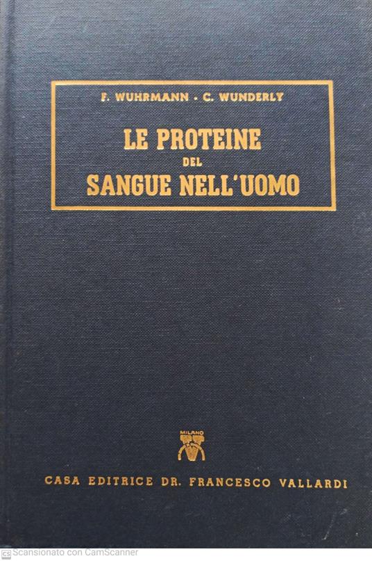 Le proteine del sangue nell'uomo - copertina