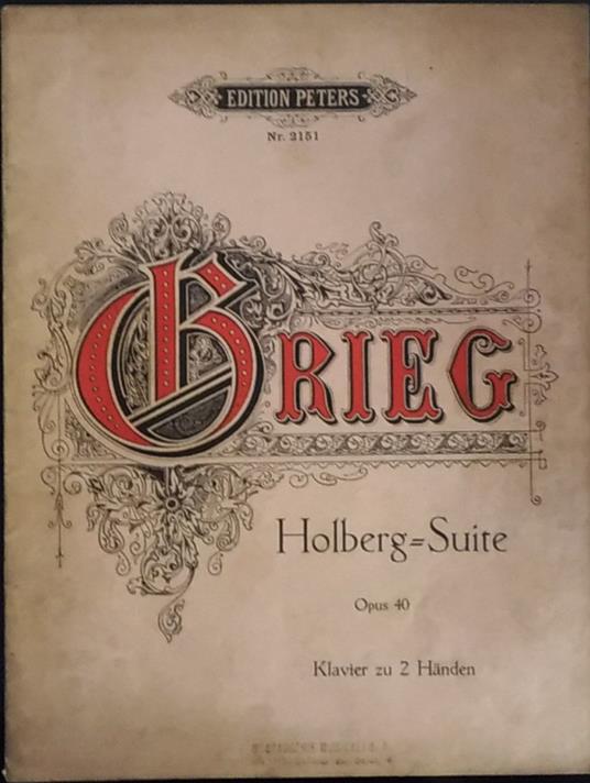 Suite im alte Stil fur Pianoforte - copertina