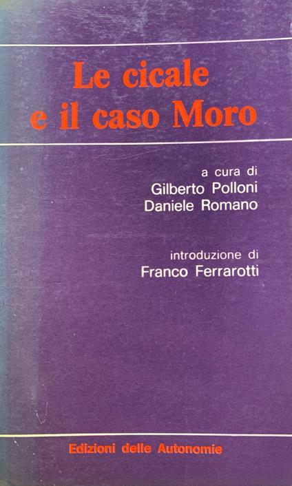 Le cicale e il caso Moro - copertina