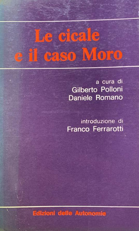 Le cicale e il caso Moro - copertina
