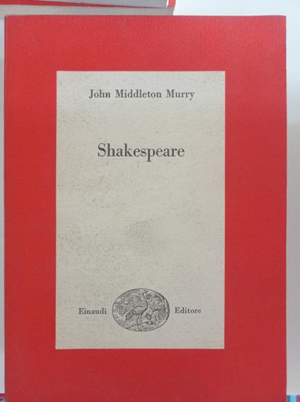 Shakespeare - John Middleton Murry - copertina