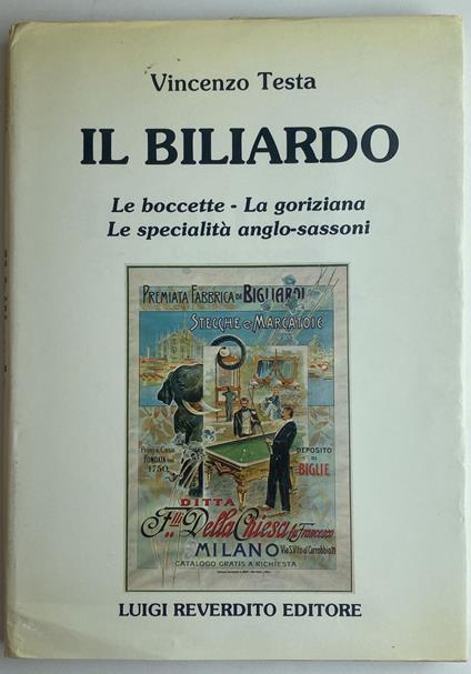Il biliardo. Vol. 2 - Vincenzo Testa,Vincenzo Testa - copertina