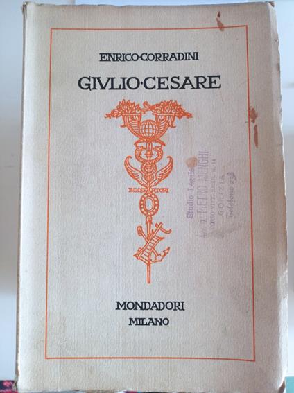 Giulio Cesare - Enrico Corradini - copertina