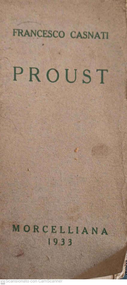 Proust - Francesco Casati - copertina