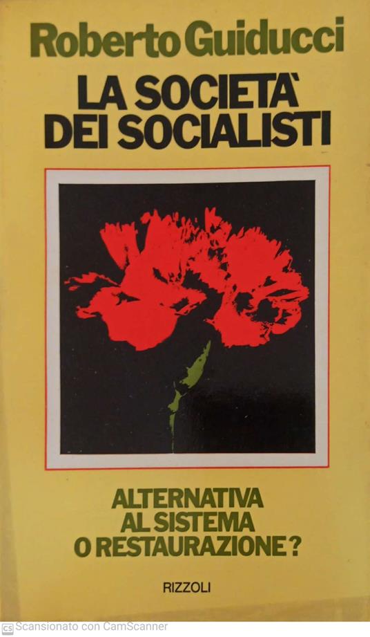 La società dei socialisti - Roberto Guiducci - copertina