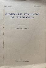 Giornale italiano di filologia