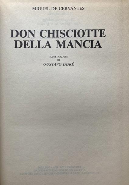 Don Chisciotte della Mancia - Miguel de Cervantes - copertina