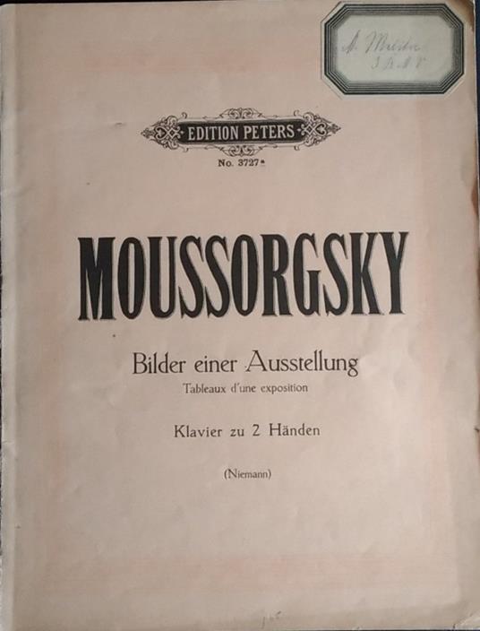 Bilder einer Ausstellung - copertina