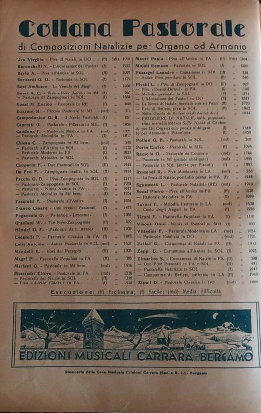 Collana Pastorale - copertina