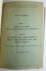 Segni di storia sulla storiografia del medioevo. Gli aspetti del rinnovamento della vita europea agli inizi dell'XI secolo