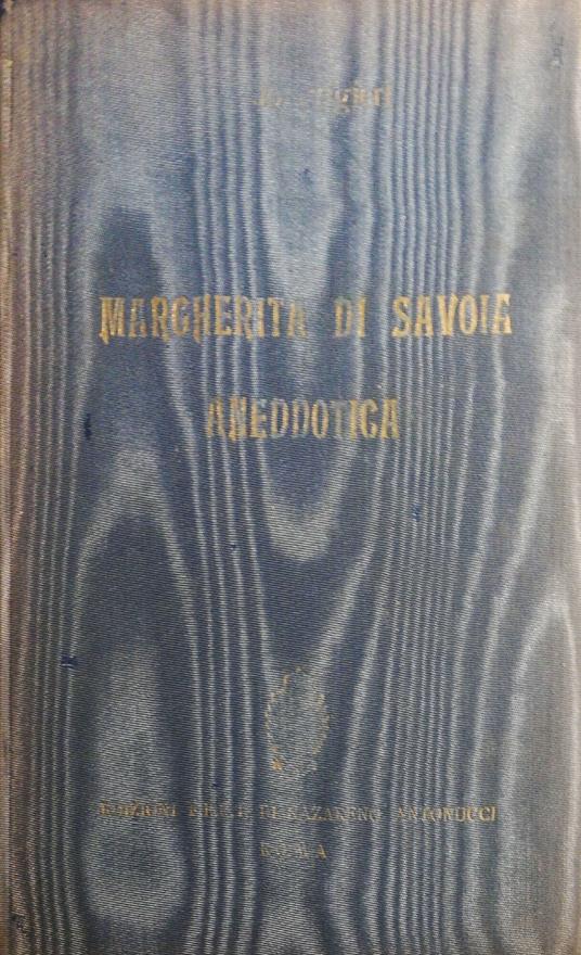 Margherita di Savoia aneddotica - Alessandro Manzoni - copertina