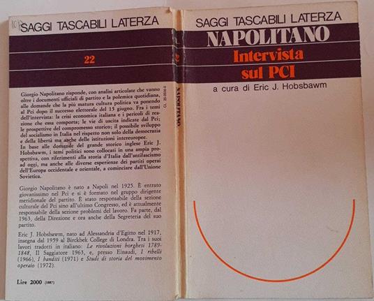 Intervista sul PCI - Giorgio Napolitano - copertina