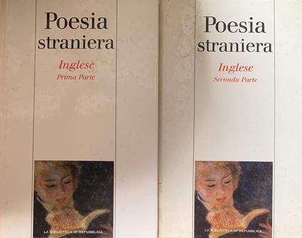 Poesia straniera inglese - copertina