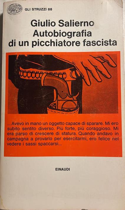 Autobiografia di un picchiatore fascista - Giulio Salierno - copertina