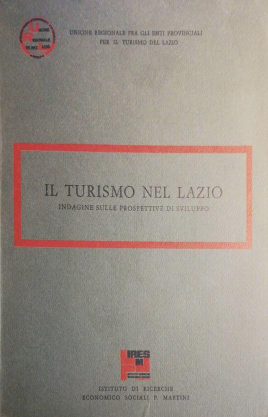 Il turismo nel Lazio - copertina