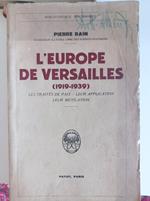L' Europe de Versailles (1919 - 1939)