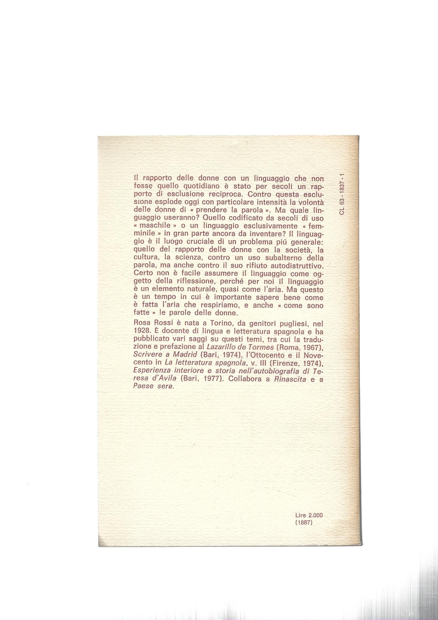 Le Parole Delle Donne