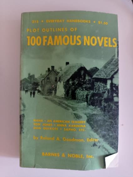 Plot outlines of 100 famous novels - copertina