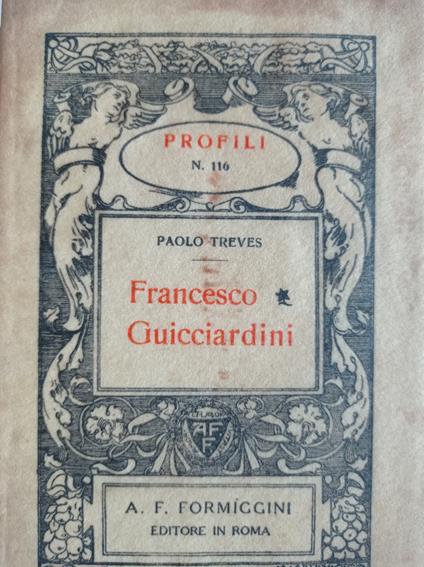 Francesco Guicciardini - Paolo Treves - copertina