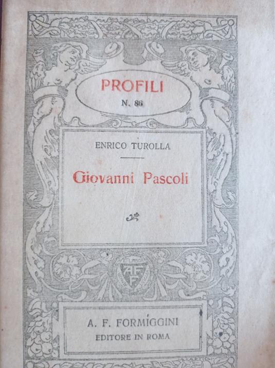 Giovanni Pascoli - Enrico Turolla - copertina
